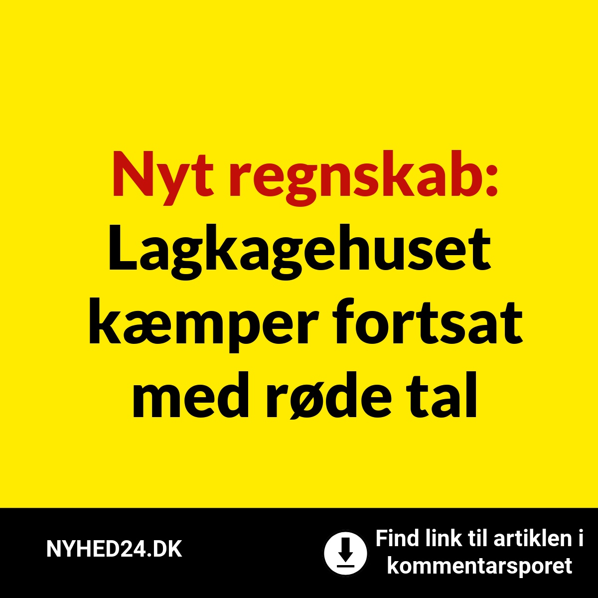 Nyt regnskab: Lagkagehuset kæmper fortsat med røde tal
