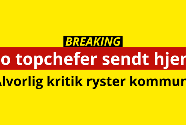 To topchefer sendt hjem