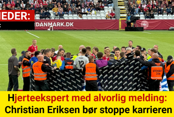 Hjerteekspert med alvorlig melding: Christian Eriksen bør stoppe karrieren