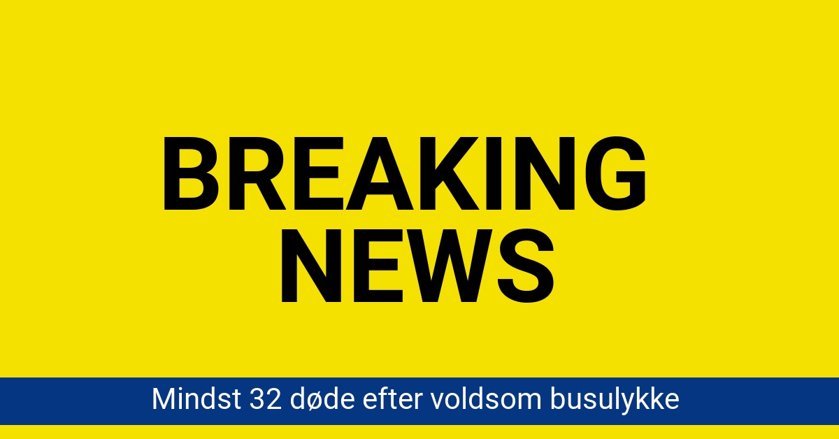Mindst 32 døde efter voldsom busulykke