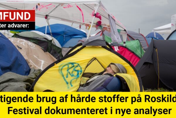 Stigende brug af hårde stoffer på Roskilde Festival dokumenteret i nye analyser