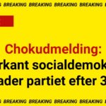 Chokudmelding: Markant socialdemokrat forlader partiet efter 36 år
