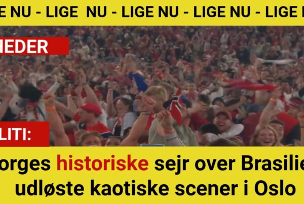KAOS EFTER NORGES VM-SENSATION: Politiet melder om hektisk nat i Oslo