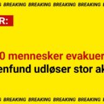 300 mennesker evakueret: Våbenfund udløser stor aktion