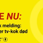 Tragisk melding: Populær tv-kok død