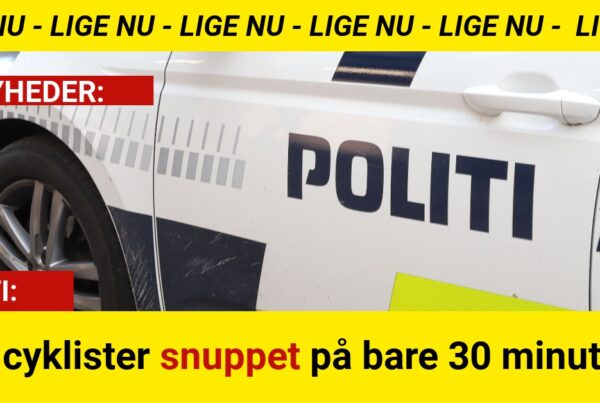 51 cyklister snuppet på bare 30 minutter