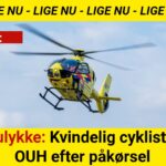 Alvorlig ulykke: Kvindelig cyklist fløjet til OUH efter påkørsel