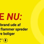 Voldsom brand ude af kontrol – flammer spreder sig til flere boliger