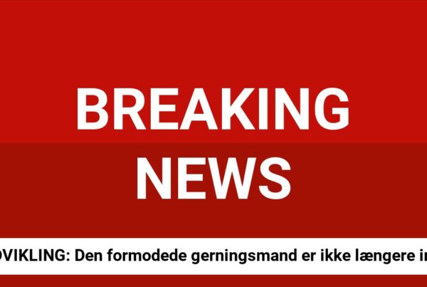 NY UDVIKLING: Den formodede gerningsmand er ikke længere indlagt