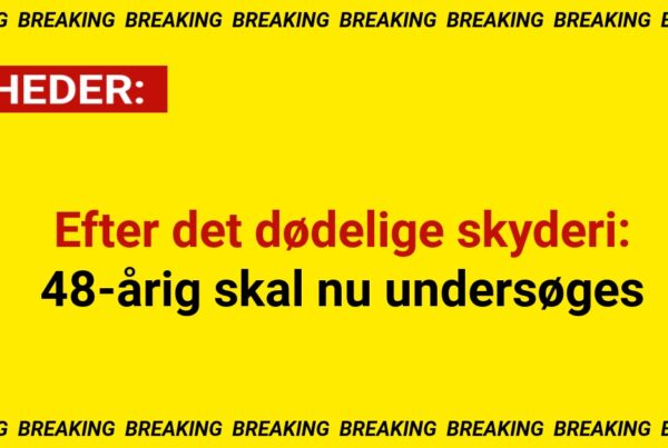 Efter det dødelige skyderi: 48-årig skal nu undersøges