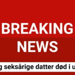 Far og seksårige datter død i ulykke