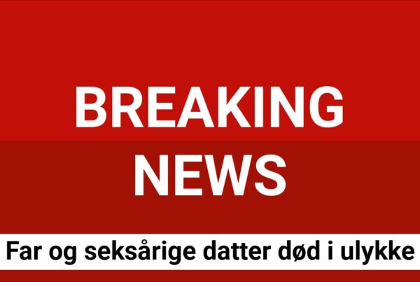 Far og seksårige datter død i ulykke