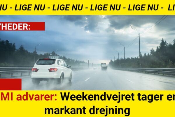 Nu kommer regnen – sådan rammer weekendvejret Danmark