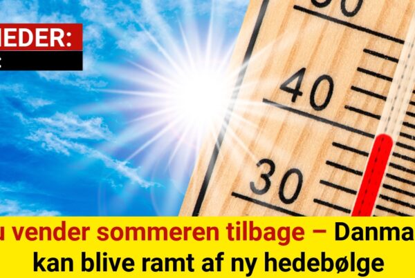 Nu vender sommeren tilbage – Danmark kan blive ramt af ny hedebølge