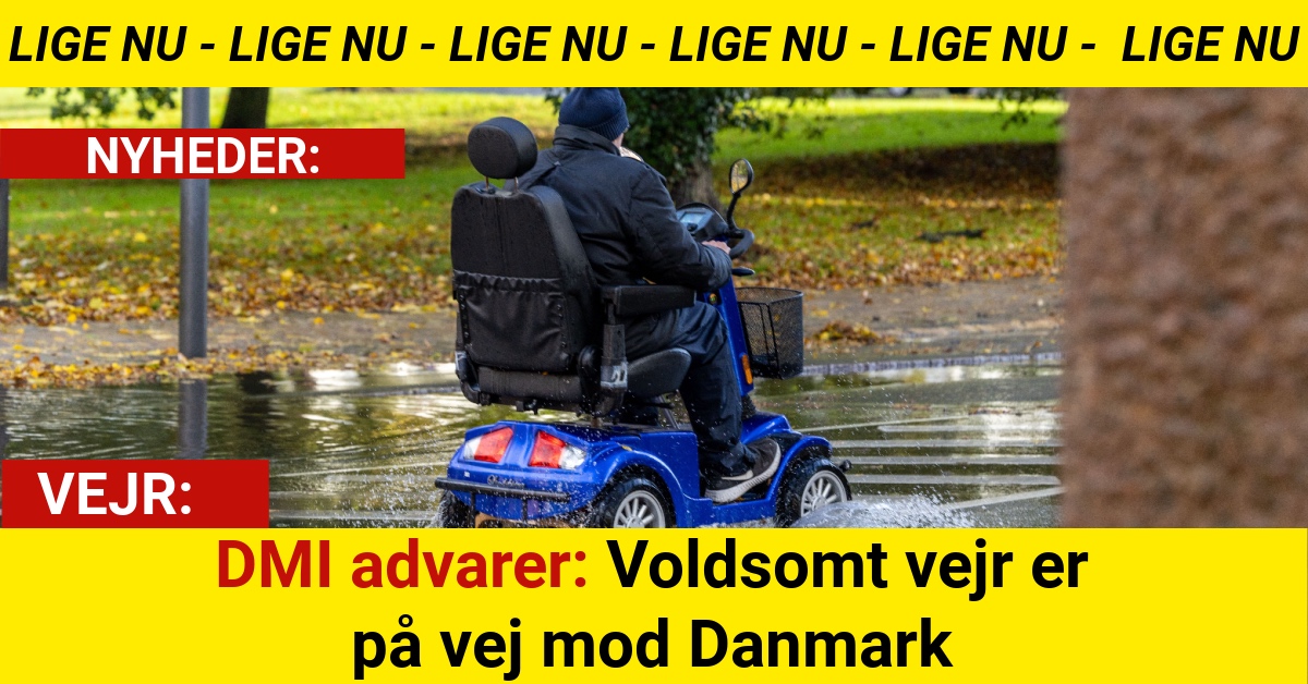 DMI advarer: Voldsomt vejr er på vej mod Danmark