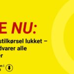 Motorvejstilkørsel lukket – politiet advarer alle trafikanter