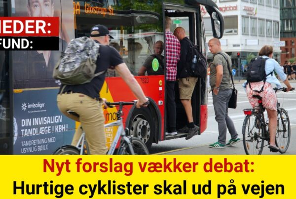 Nyt forslag vækker debat: Hurtige cyklister skal ud på vejen