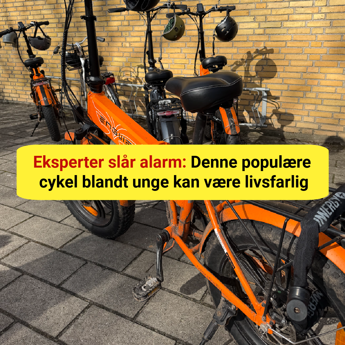 lere unge tuner deres fatbikes – nu kommer den alvorlige advarsel
