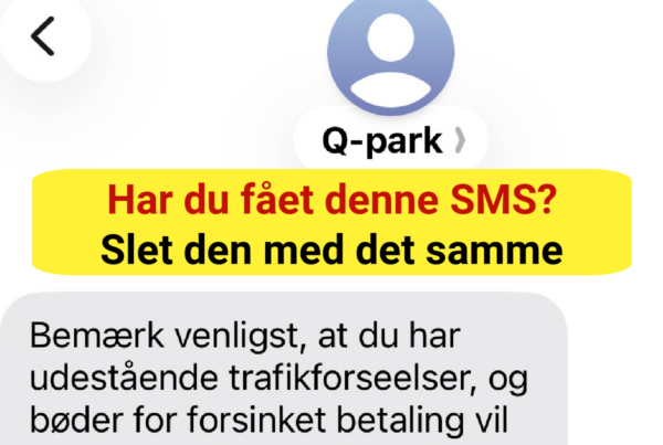 Har du fået denne SMS? Slet den med det samme