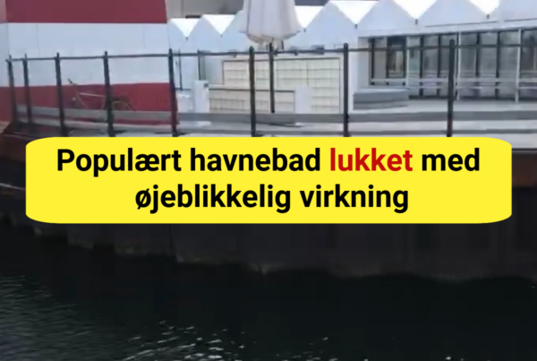 Populært havnebad lukket med øjeblikkelig virkning