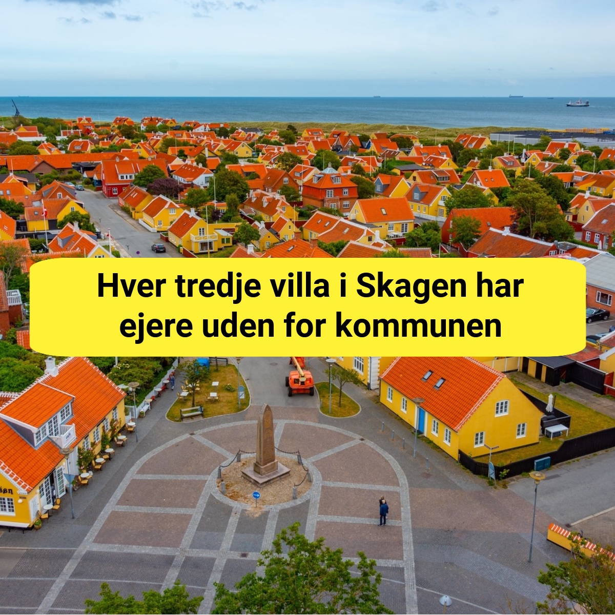 Nye tal vækker opsigt: Hver tredje bolig i Skagen ejes af folk udefra
