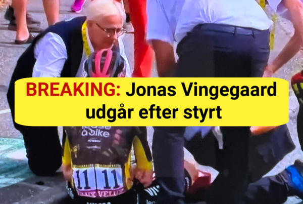 BREAKING: Jonas Vingegaard udgår efter styrt