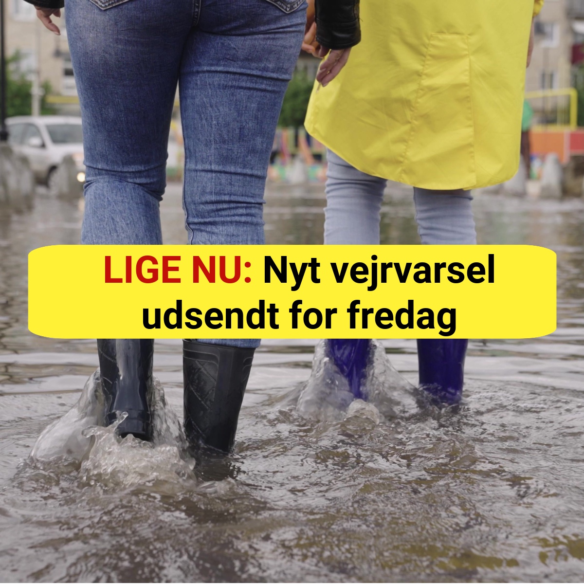 LIGE NU: Nyt vejrvarsel udsendt for fredag