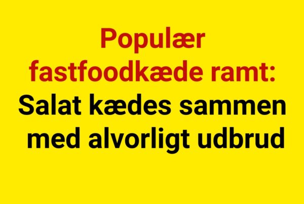 Populær fastfoodkæde ramt: Salat kædes sammen med alvorligt udbrud