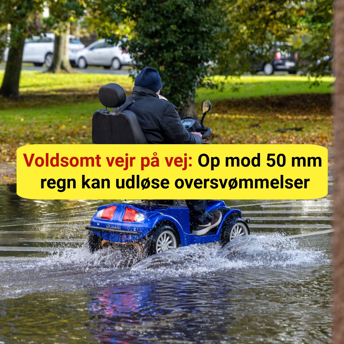 Advarsel: En måneds regn kan ramme på få timer – disse områder er i fare
