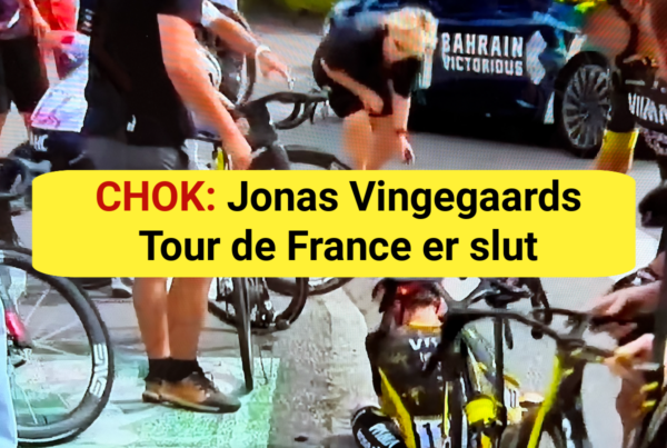 CHOK: Jonas Vingegaards Tour de France er slut