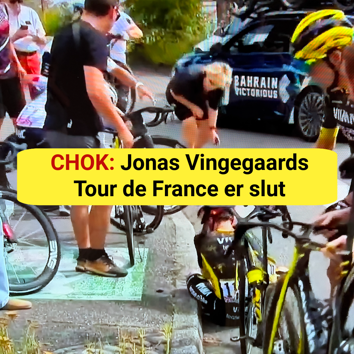 CHOK: Jonas Vingegaards Tour de France er slut
