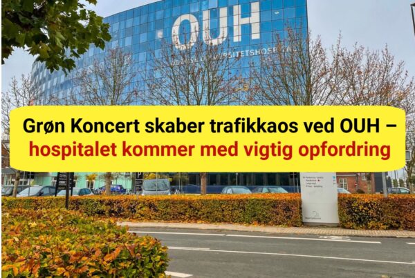 Trafikkaos truer ved OUH – hospitalet beder patienter om at tage afsted tidligere