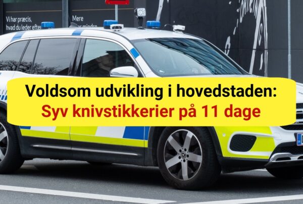 Syv knivstikkerier på under to uger – udviklingen vækker stor bekymring