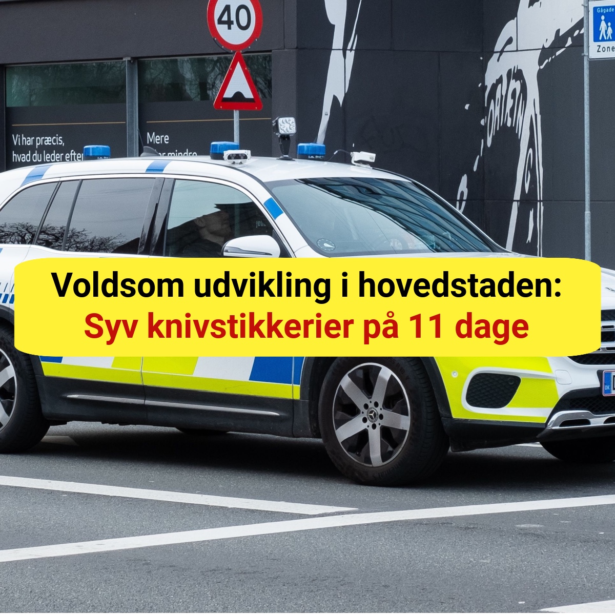 Syv knivstikkerier på under to uger – udviklingen vækker stor bekymring