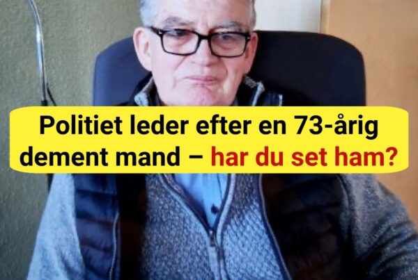 Har du set ham? Politiet leder desperat efter 73-årig dement mand