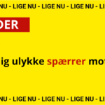 Alvorlig ulykke spærrer motorvej