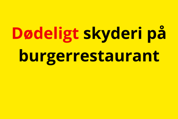 Dødeligt skyderi på burgerrestaurant