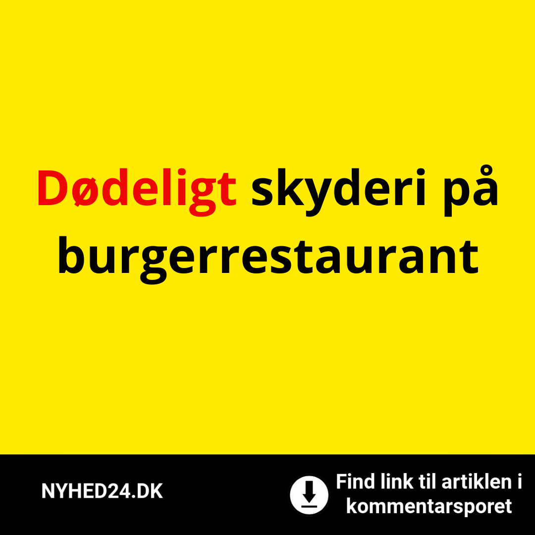 Dødeligt skyderi på burgerrestaurant