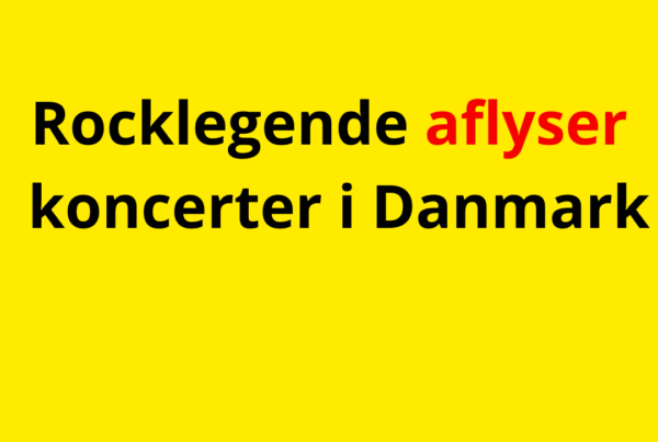 Rocklegende aflyser koncerter i Danmark
