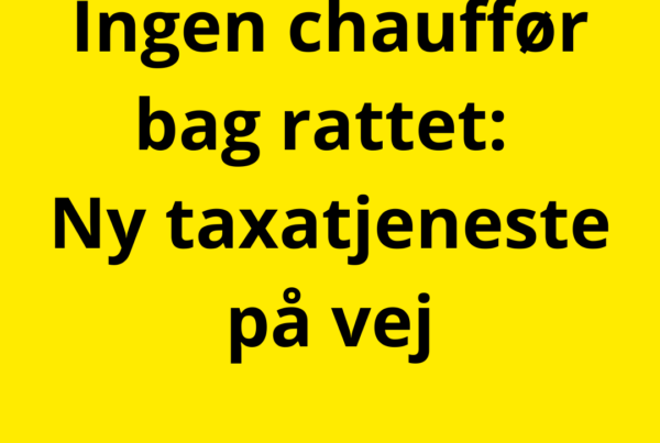 Ingen chauffør bag rattet: Ny taxatjeneste på vej