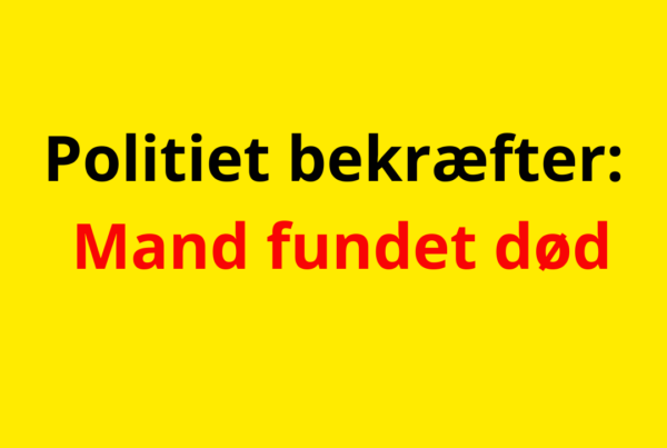 Politiet bekræfter: Mand fundet død