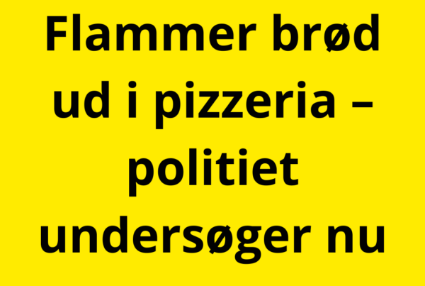 Flammer brød ud i pizzeria – politiet undersøger nu sagen