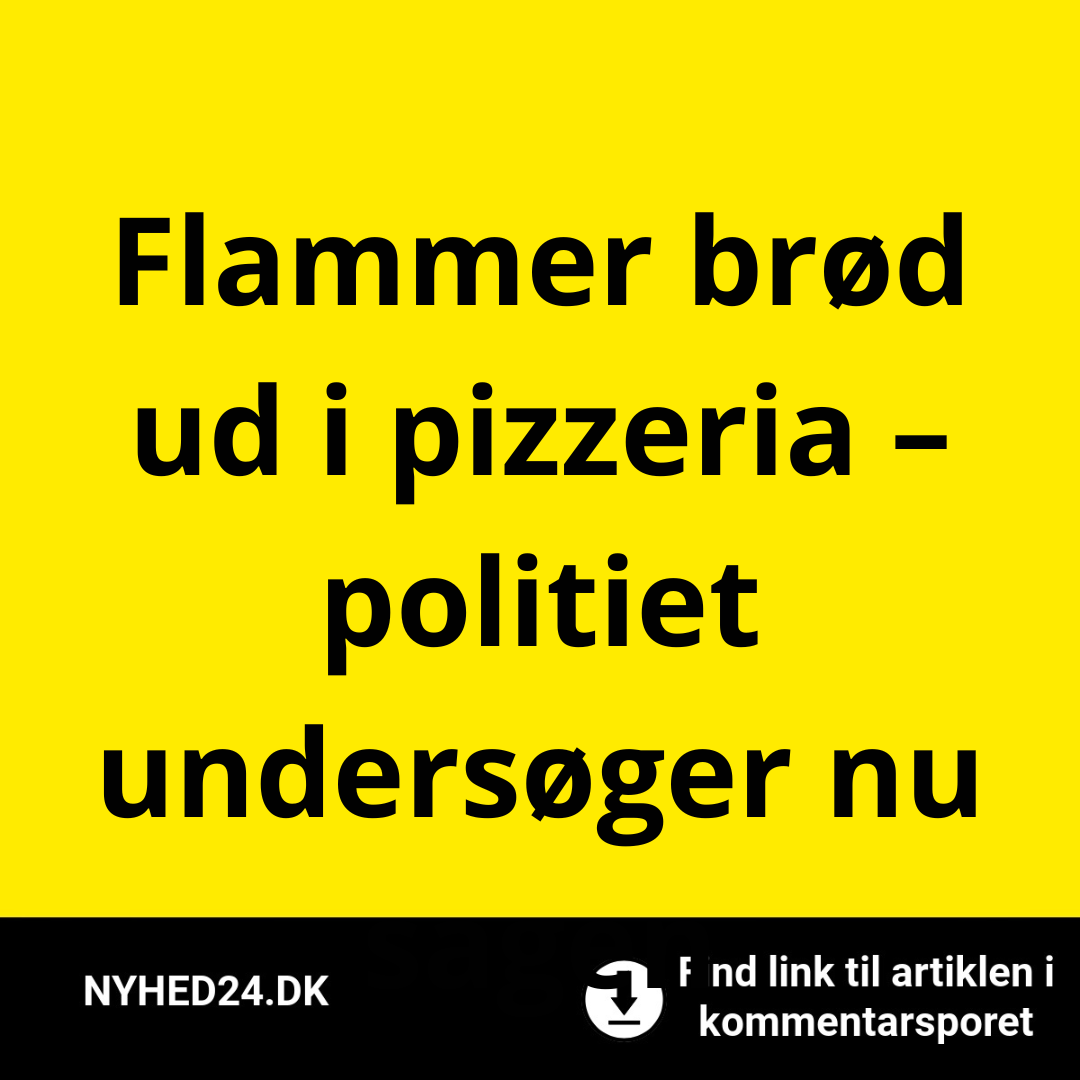 Flammer brød ud i pizzeria – politiet undersøger nu sagen
