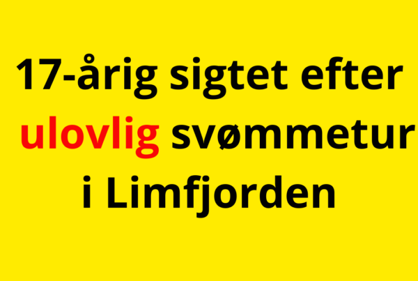 17-årig sigtet efter ulovlig svømmetur i Limfjorden