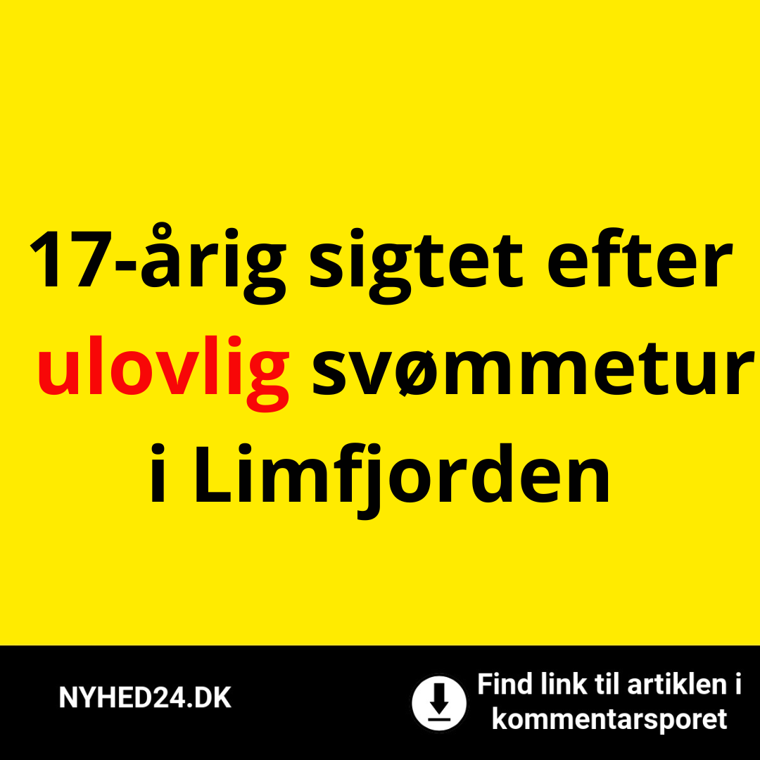 17-årig sigtet efter ulovlig svømmetur i Limfjorden