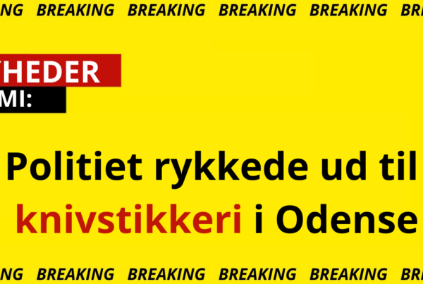 Politiet rykkede ud til knivstikkeri i Odense