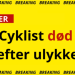 Cyklist død efter ulykke