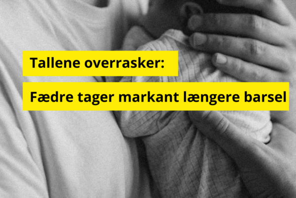 Ny udvikling: Fædre tager markant længere barsel