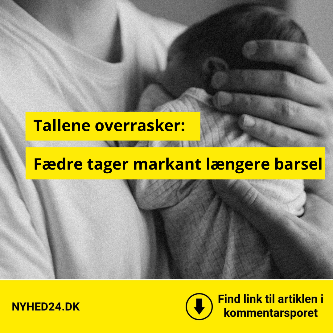 Ny udvikling: Fædre tager markant længere barsel