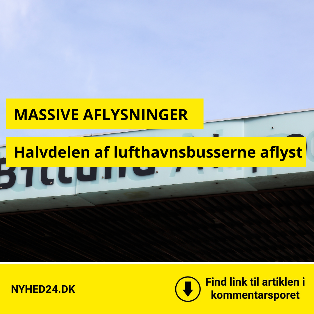 SKAL DU TIL BILLUND LUFTHAVN? Hver anden bus er aflyst